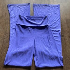 SKIMS foldover soft lounge pants purple